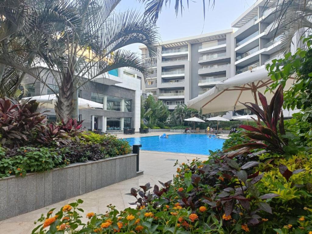 Parkside Boutique 3 Bbr Serviced Apartment - Ocean Blue - Near Airport Cairo Exterior photo
