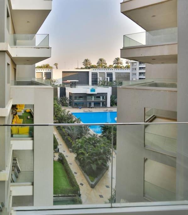 Parkside Boutique 3 Bbr Serviced Apartment - Ocean Blue - Near Airport Cairo Exterior photo